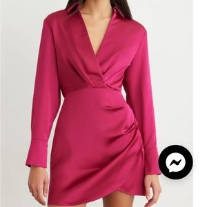 Dynamite satin dress
